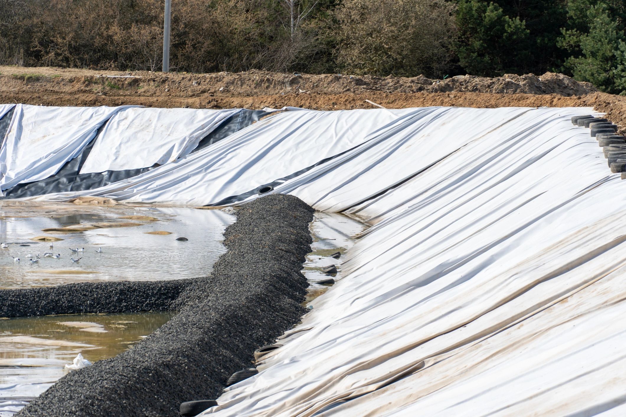 shoreline protection pond lining environmental water containment